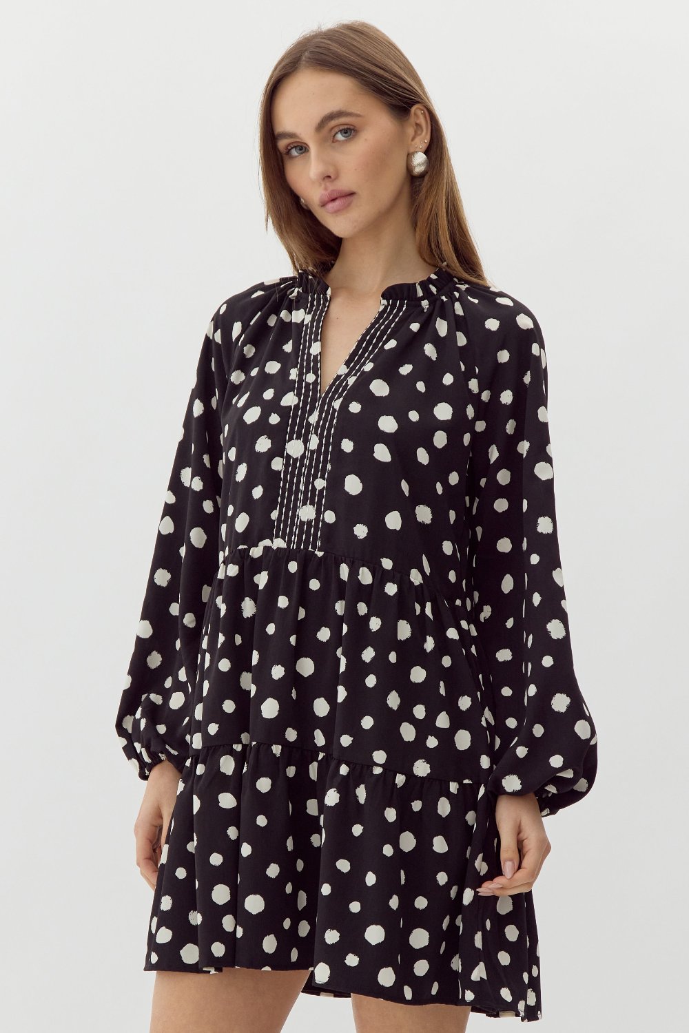 Shirley Polkadot Pull Over Dress