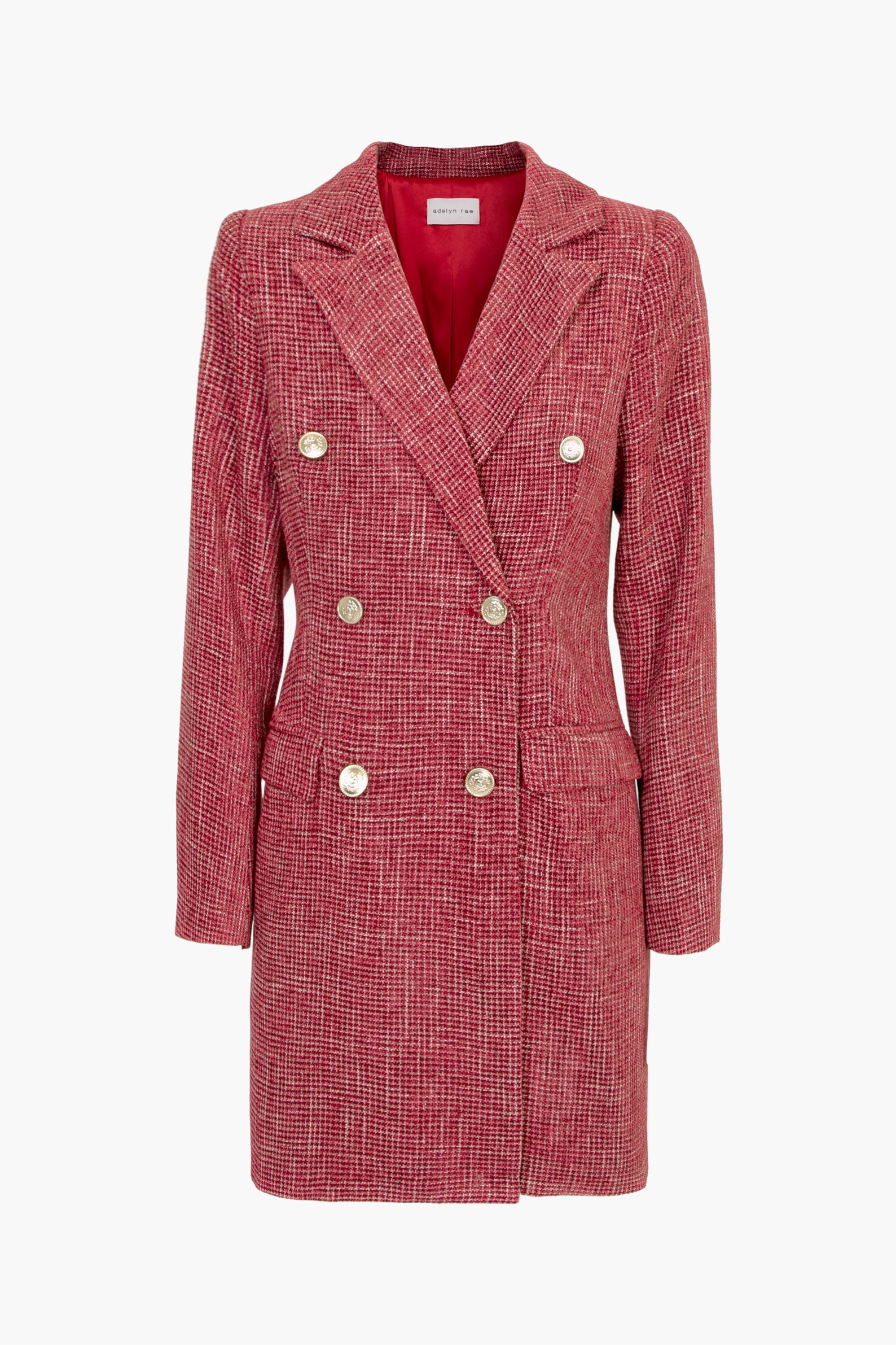 Stella Tweed Double Breasted Blazer Dress