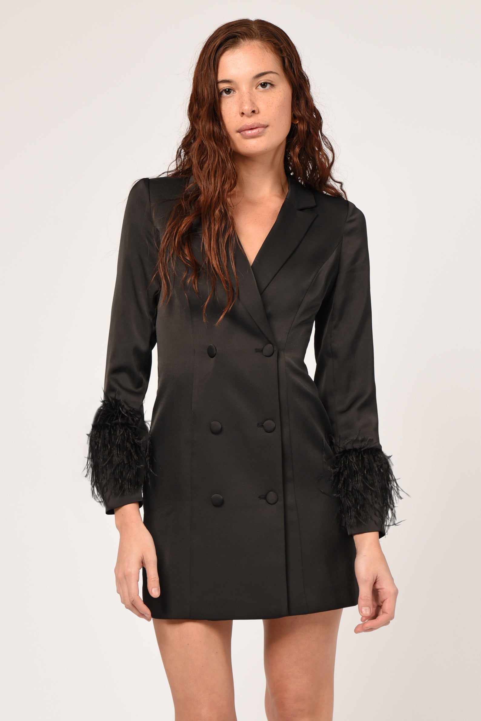 Bianca Feather Blazer Dress