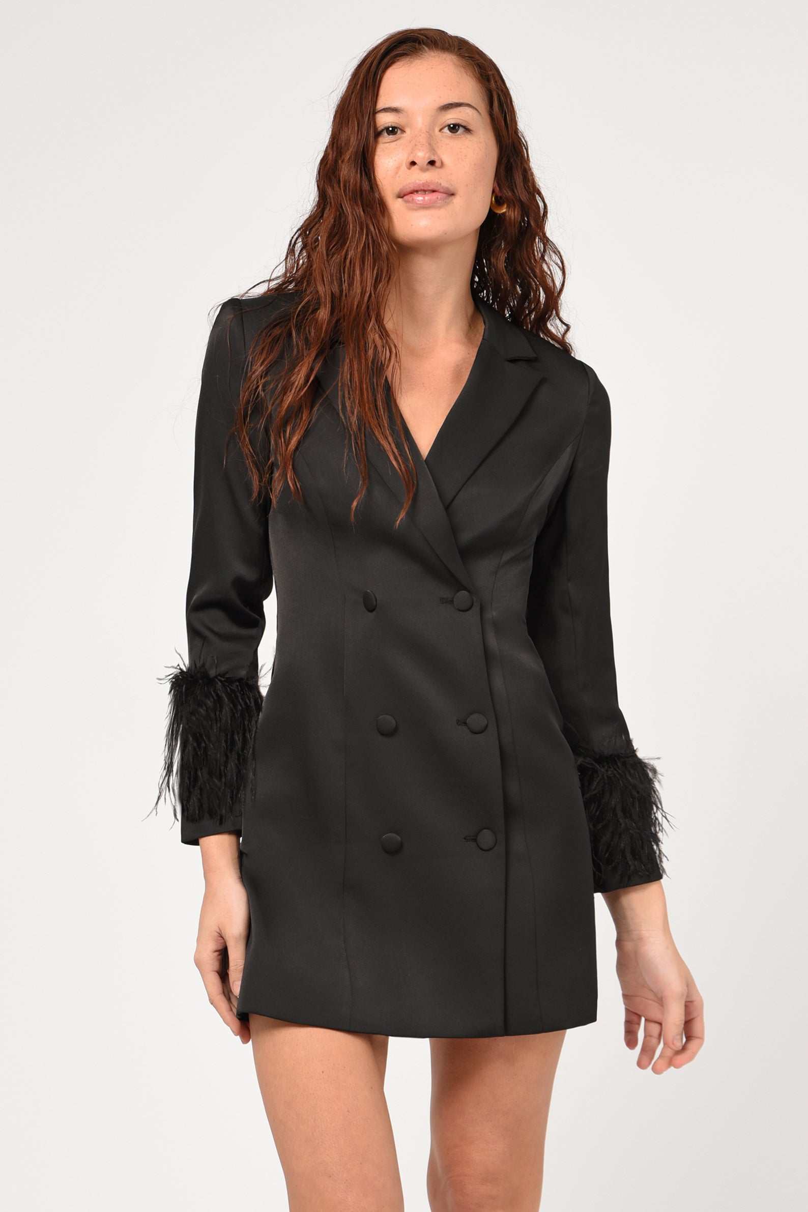 Bianca Feather Blazer Dress