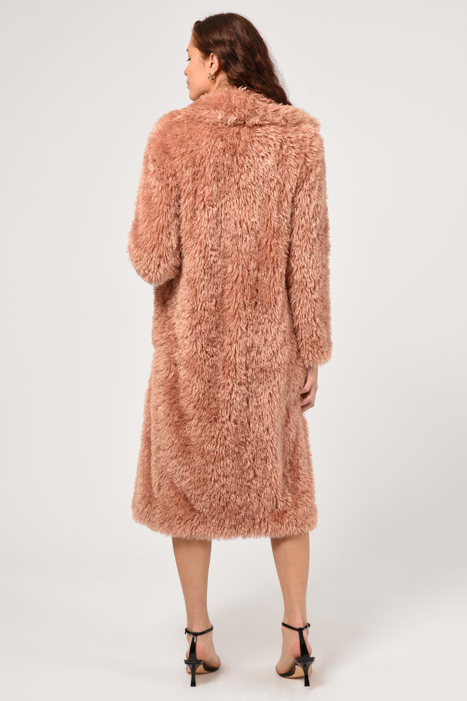 Kiera Faux Fur Long Coat