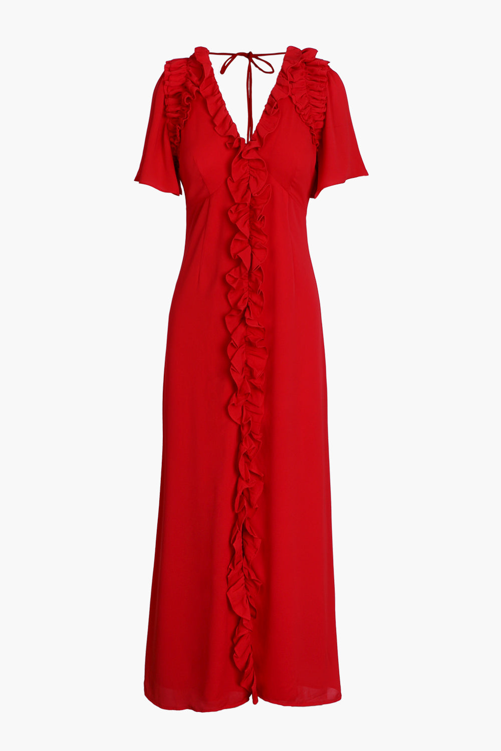 Georgina Ruffled Maxi Dress