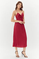 Jasmine Pleated Midi Dress