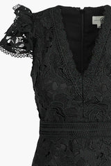 Sunny Drop Waist 3D Lace Mini Dress