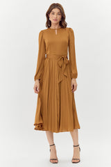 Imani Pleated Midi Dress