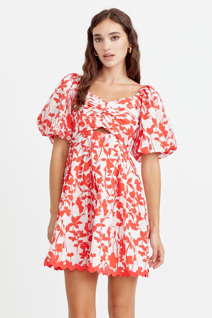 Remi Puff Sleeve Cotton Dress