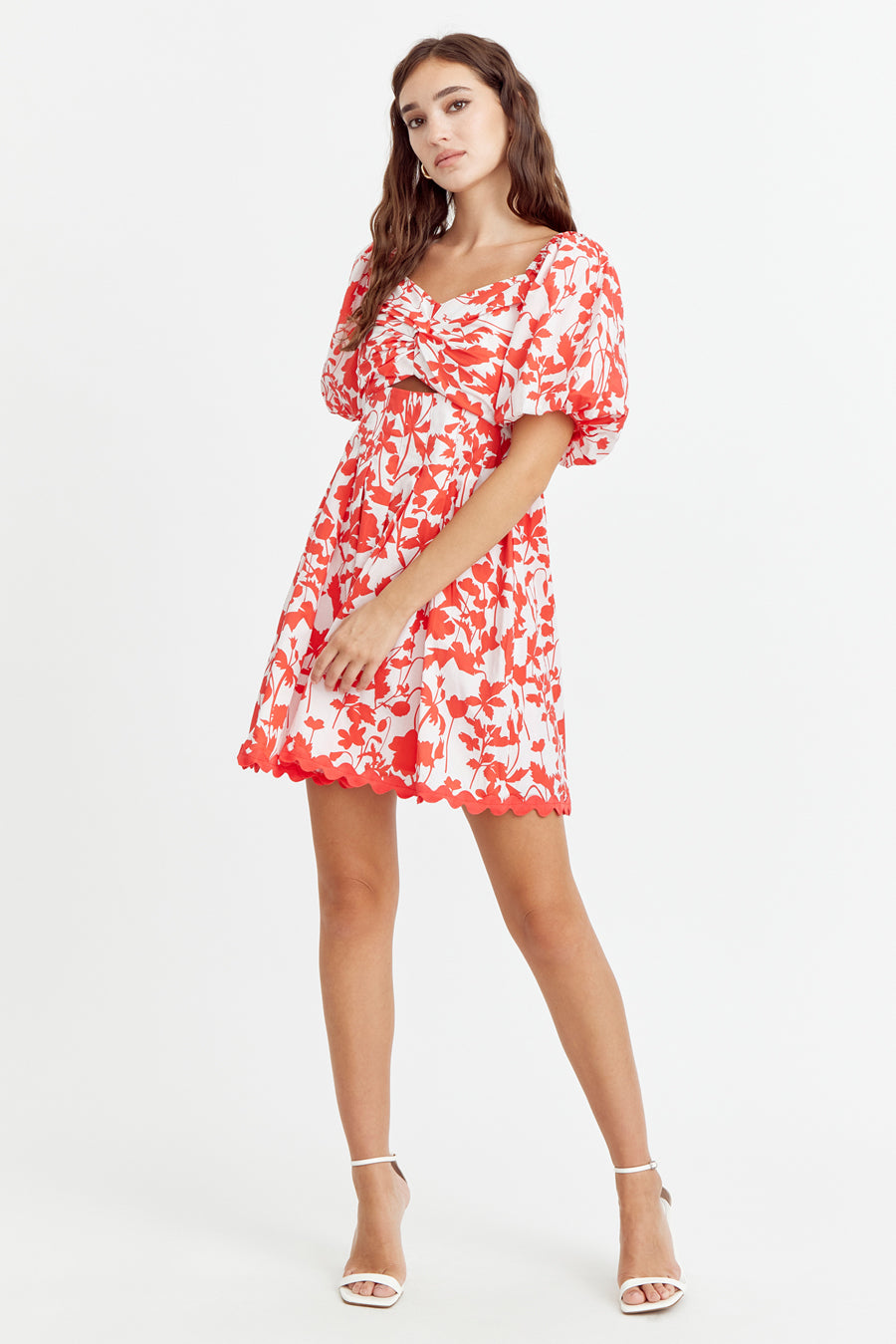 Remi Puff Sleeve Cotton Dress