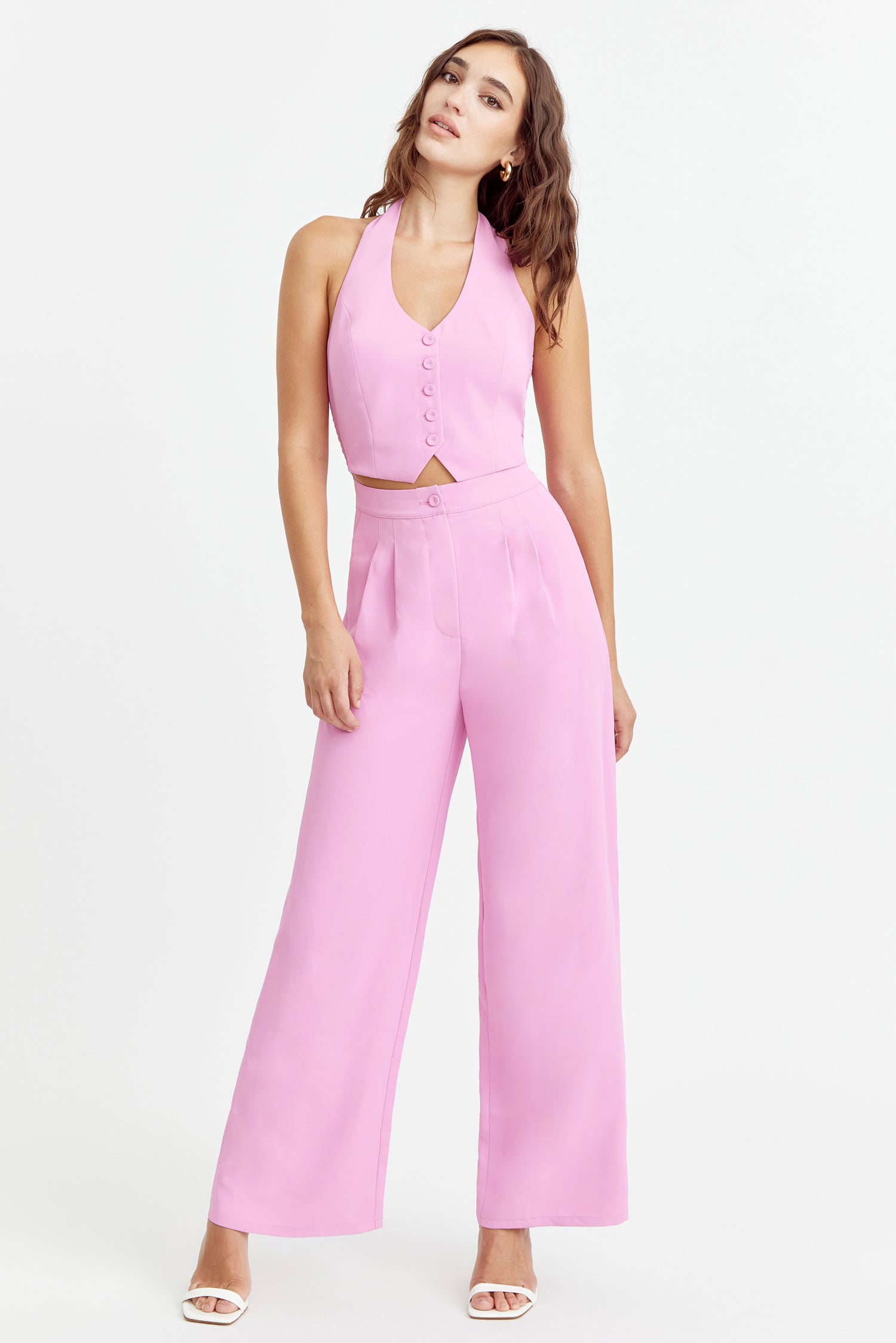 Farrah Halter Jumpsuit - FINAL SALE