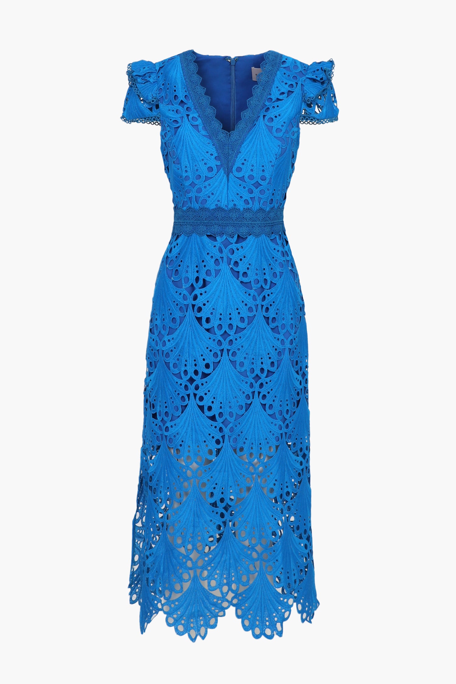 Mia 3D Embroidered Midi Dress