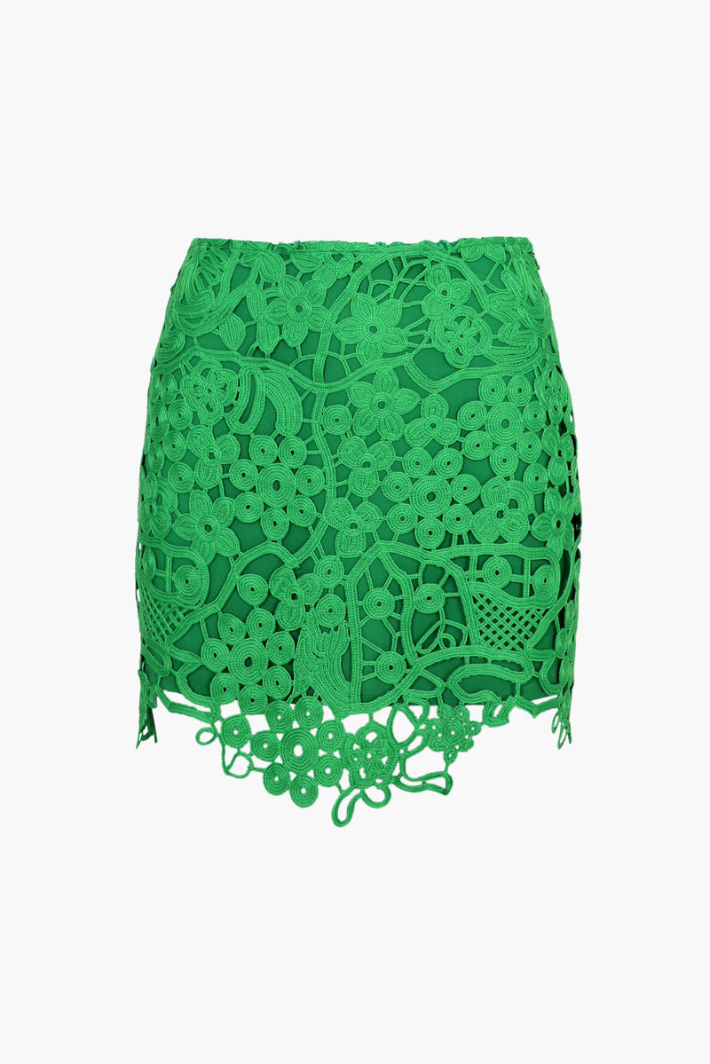 Janine Crochet Lace Mini Skirt