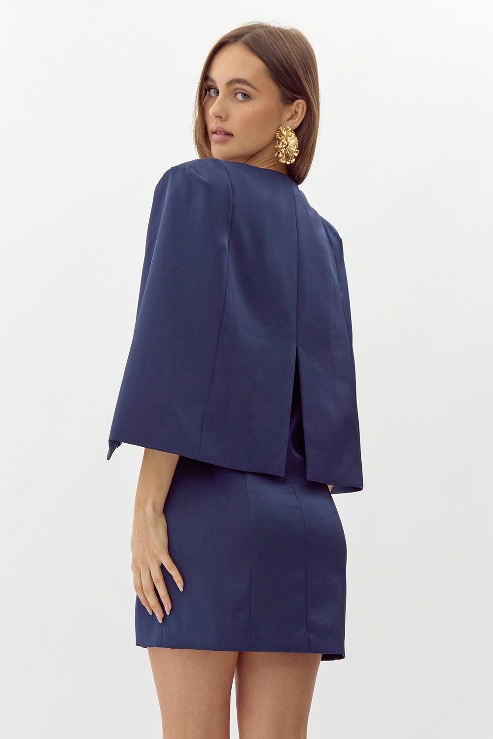 Maxine "V" Cape Dress