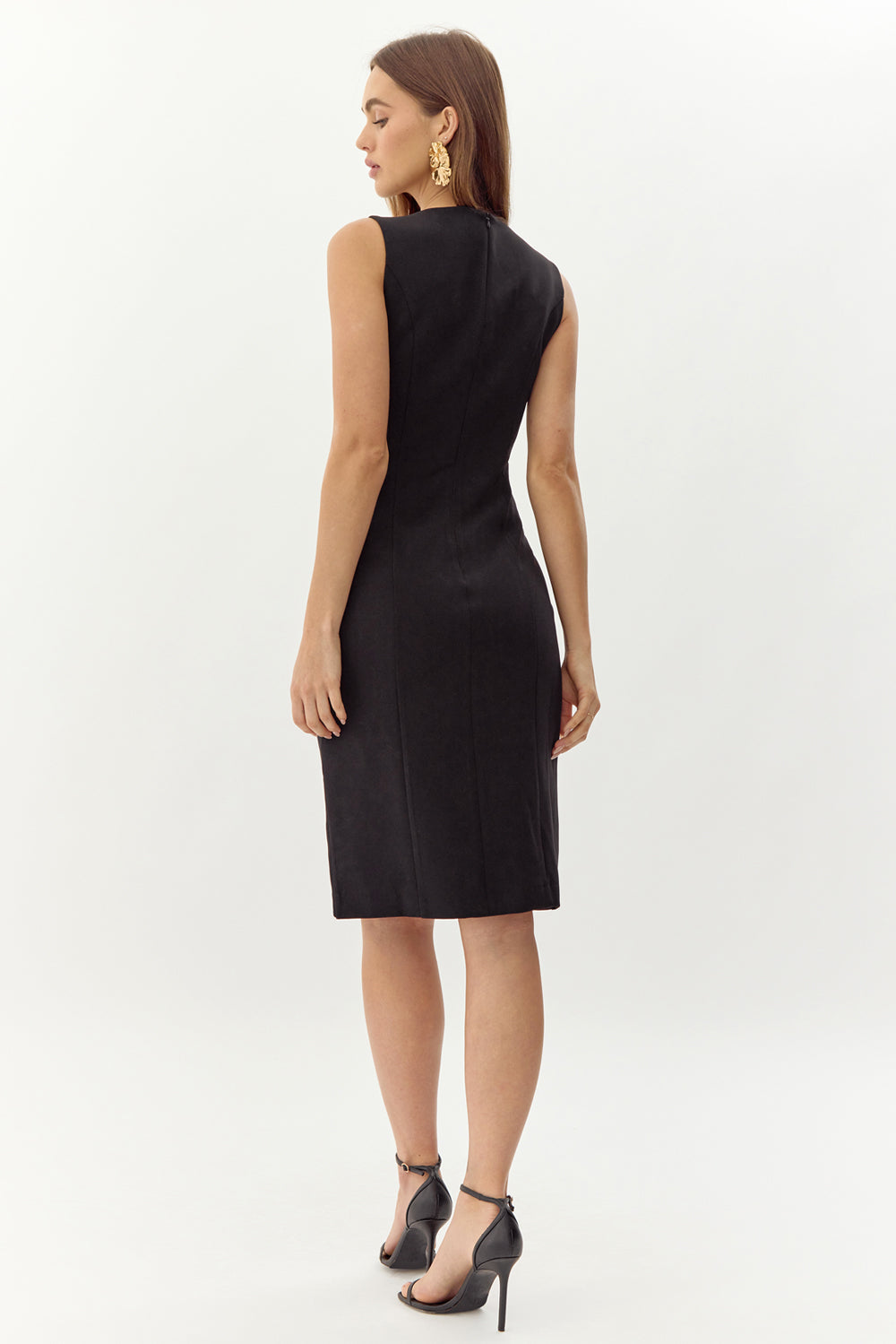 Kayla Wave Cut Sheath Dress