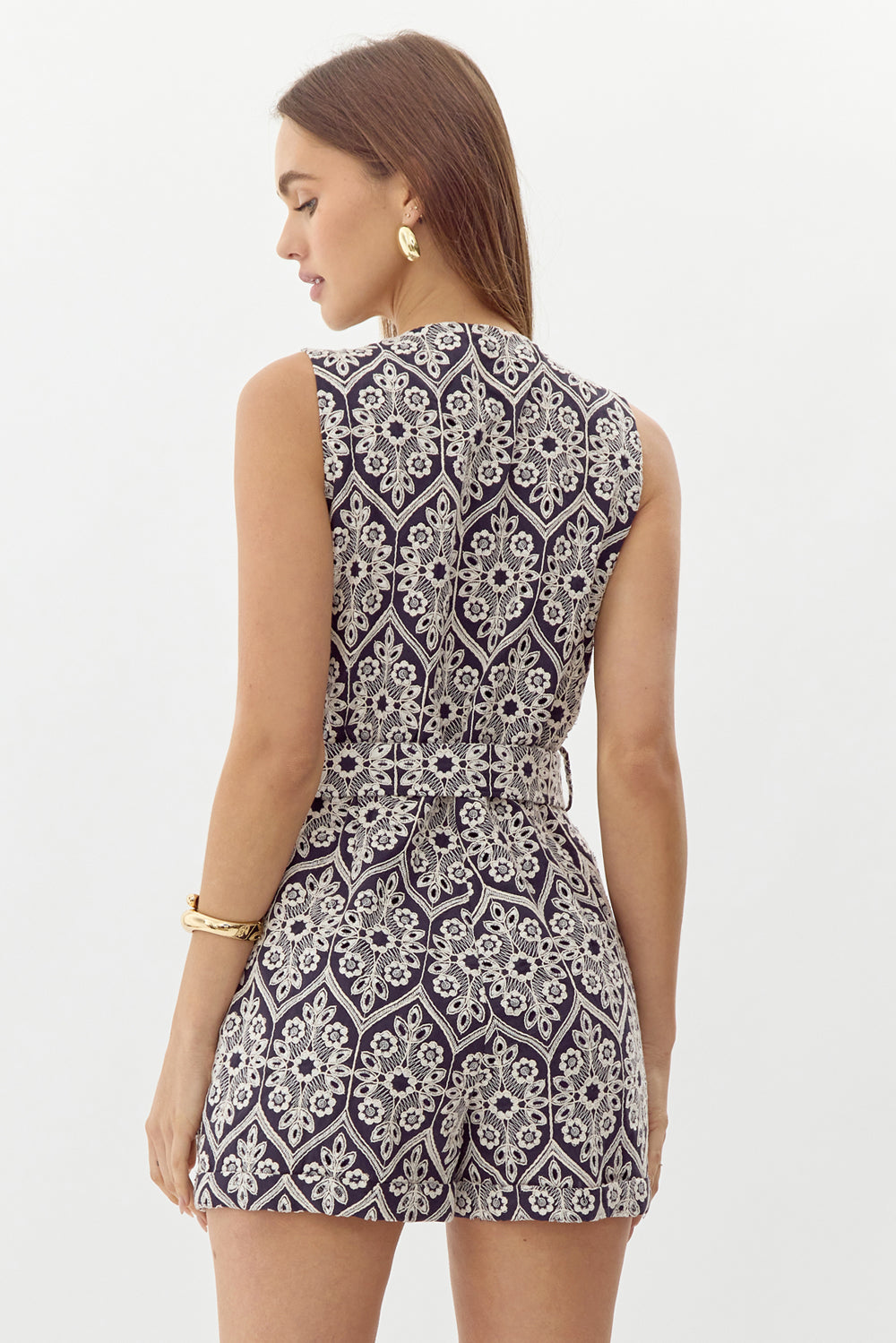 Katrina Embroidered Romper