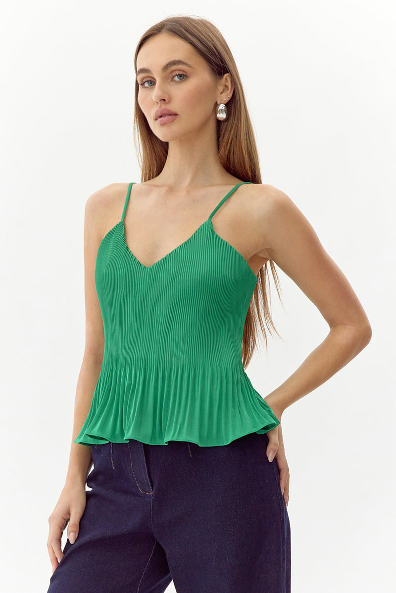 Nayla Pleated Cami Top