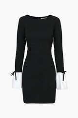 Vicki Contrast Cuff Mini Dress