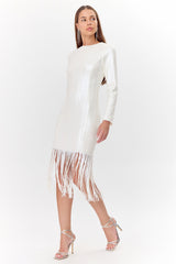 Gelissa Sequins Fringe Dress