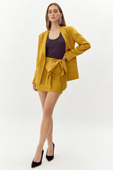 Delilah Satin Blazer