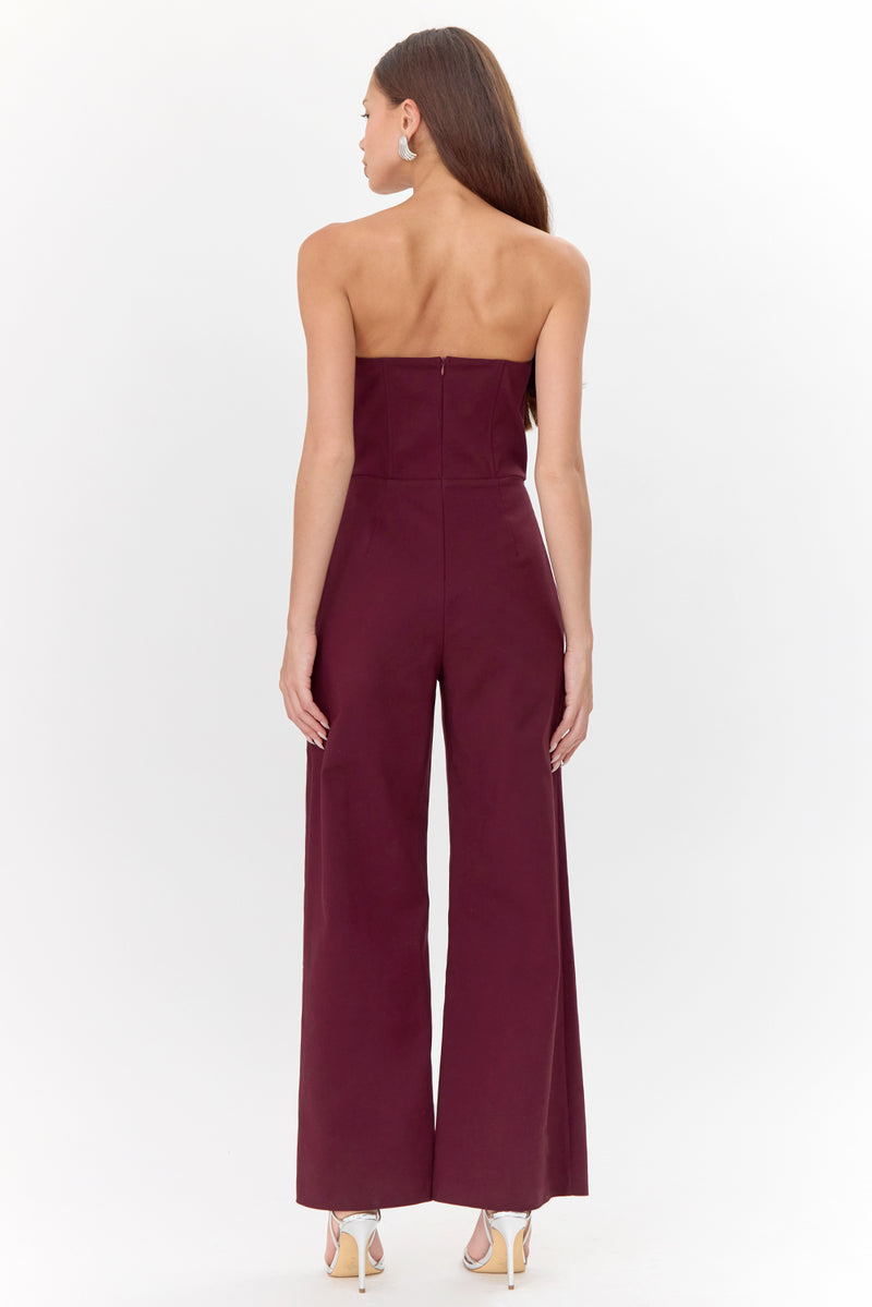 Tuni Wave Crepe Jumpsuit