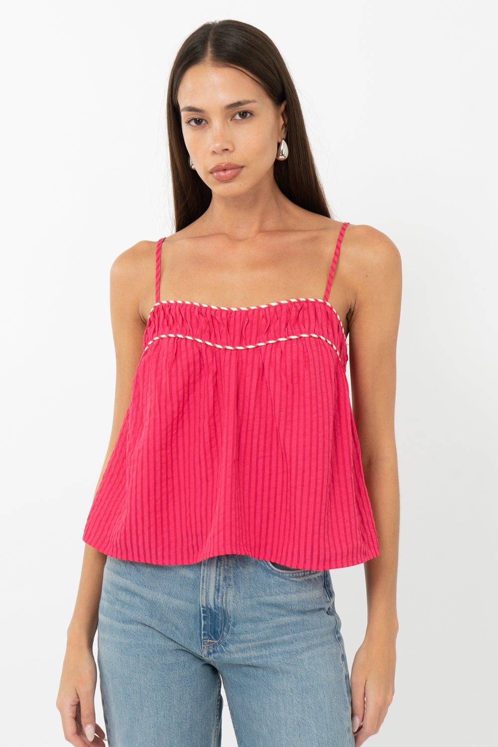 Nathalia Striped Swing Tank