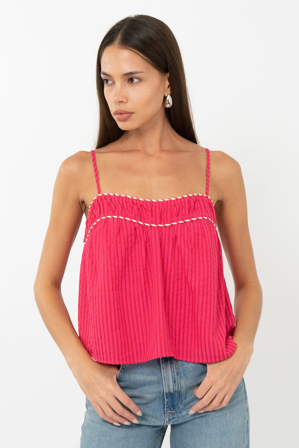 Nathalia Striped Swing Tank