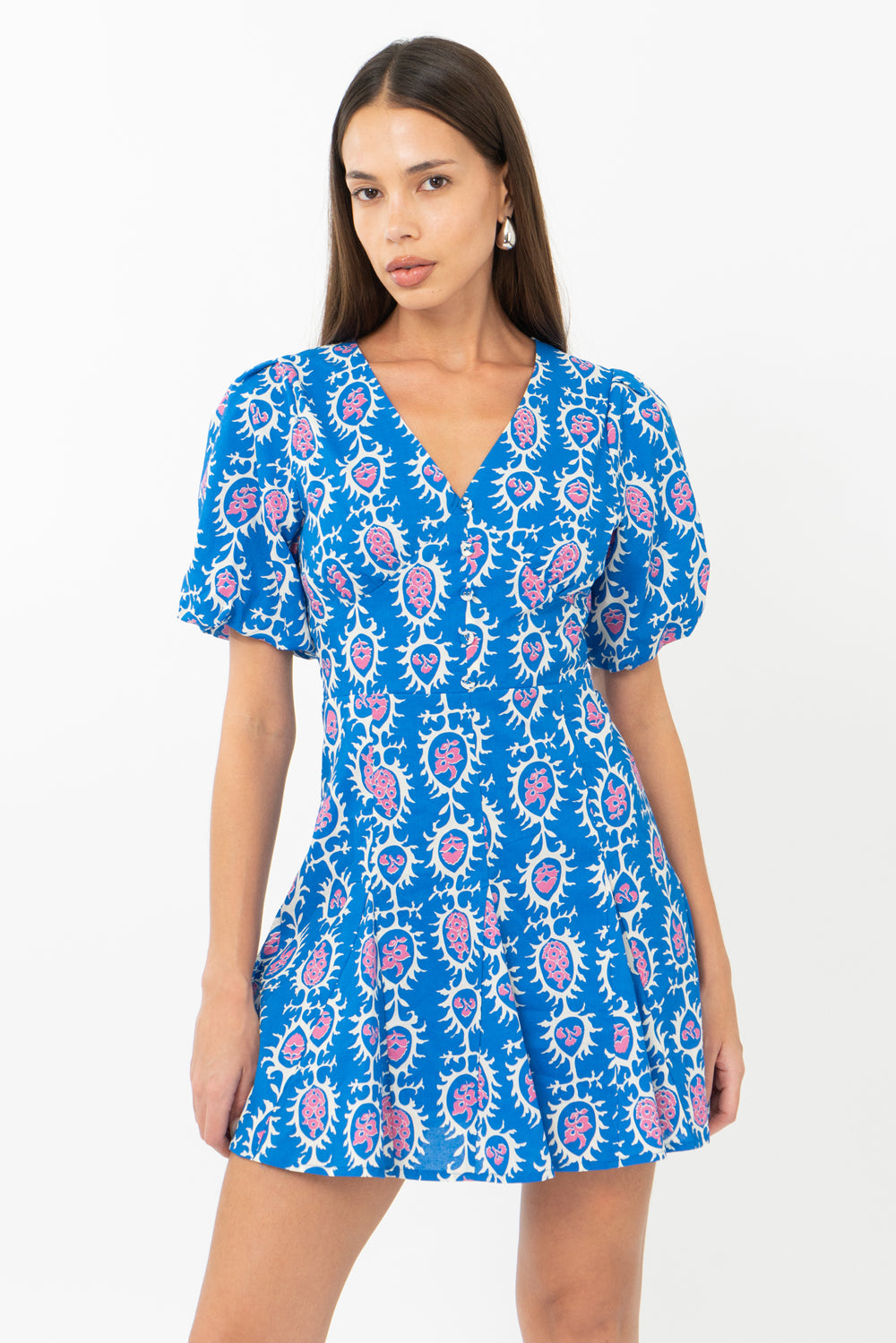 Oslo Printed Mini Dress