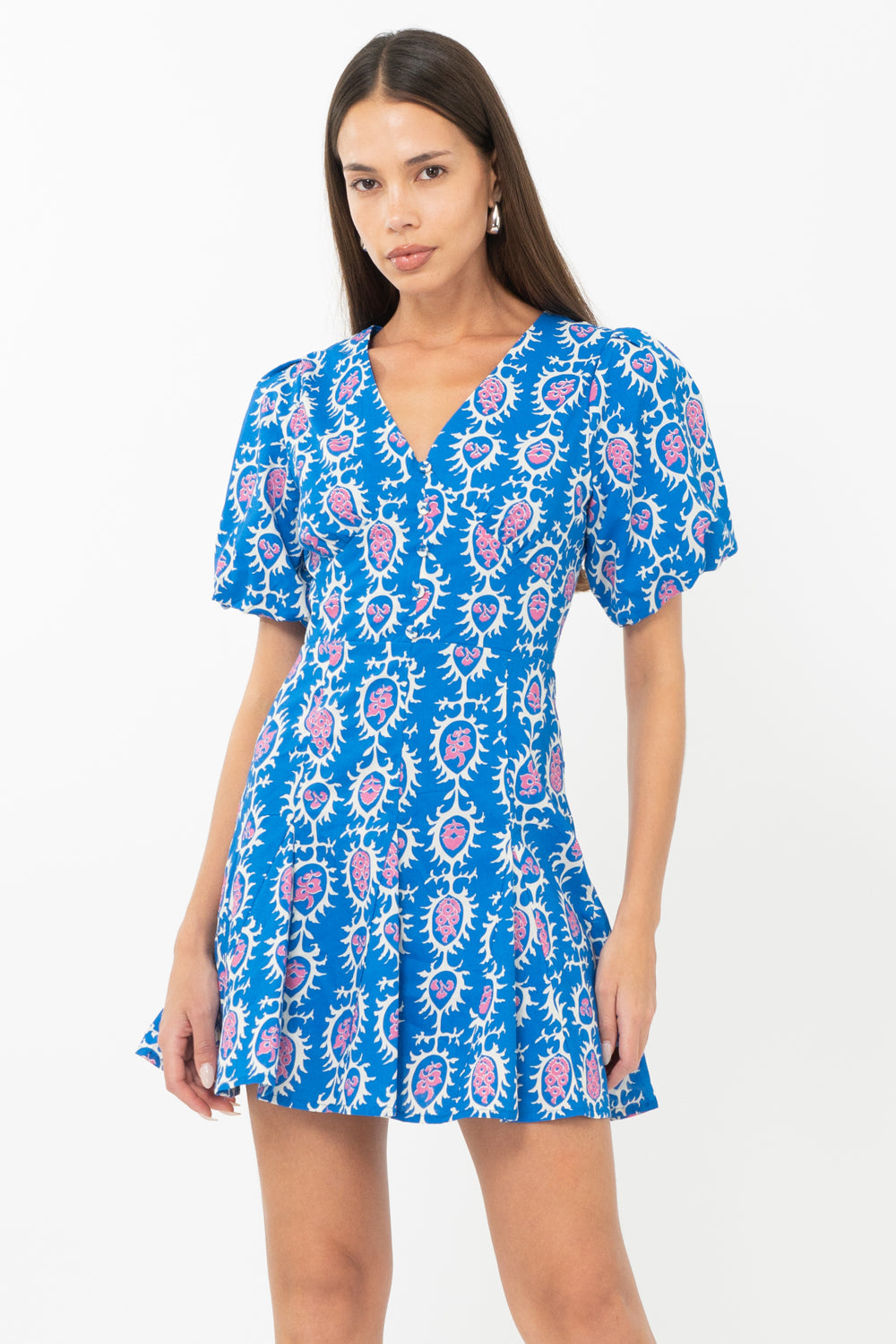 Oslo Printed Mini Dress