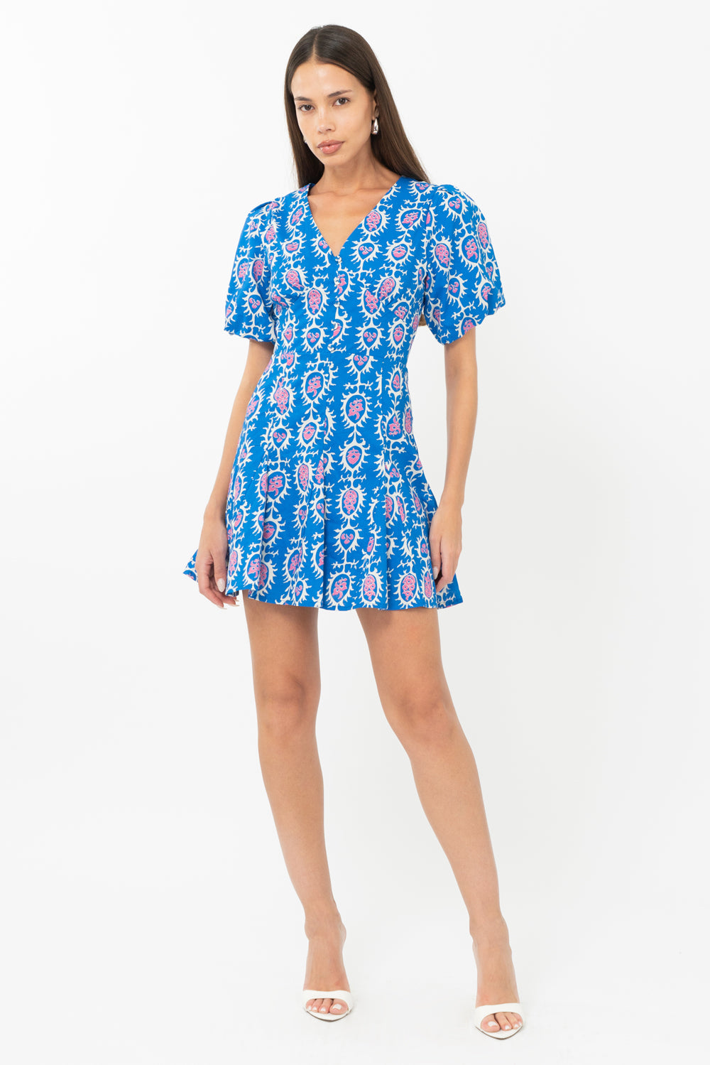 Oslo Printed Mini Dress