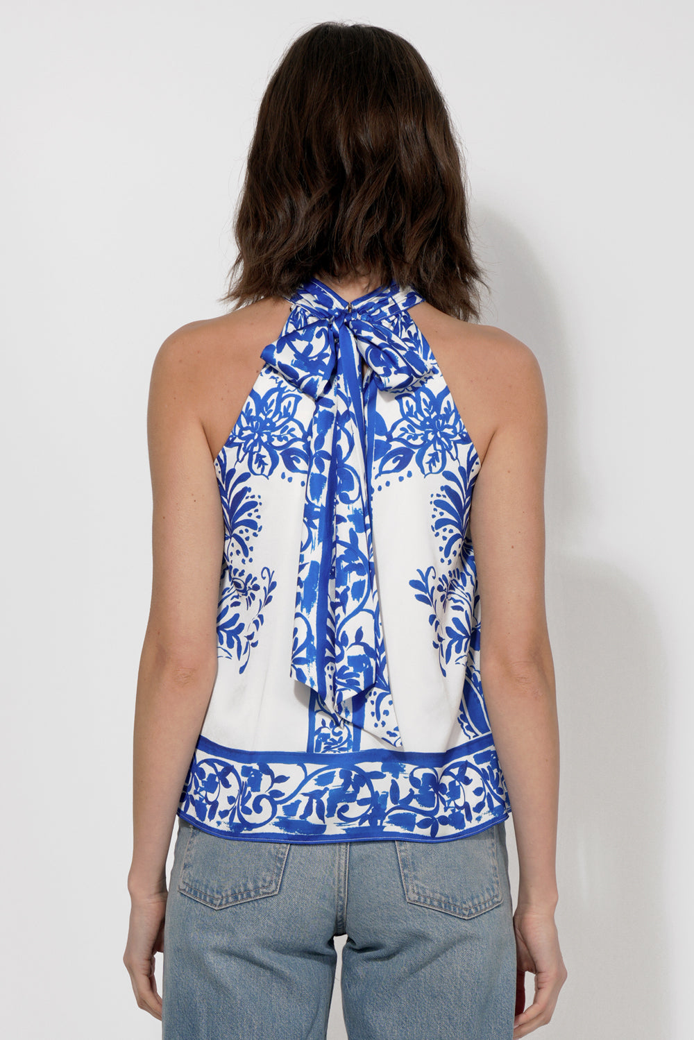 Logan Print Halter Top