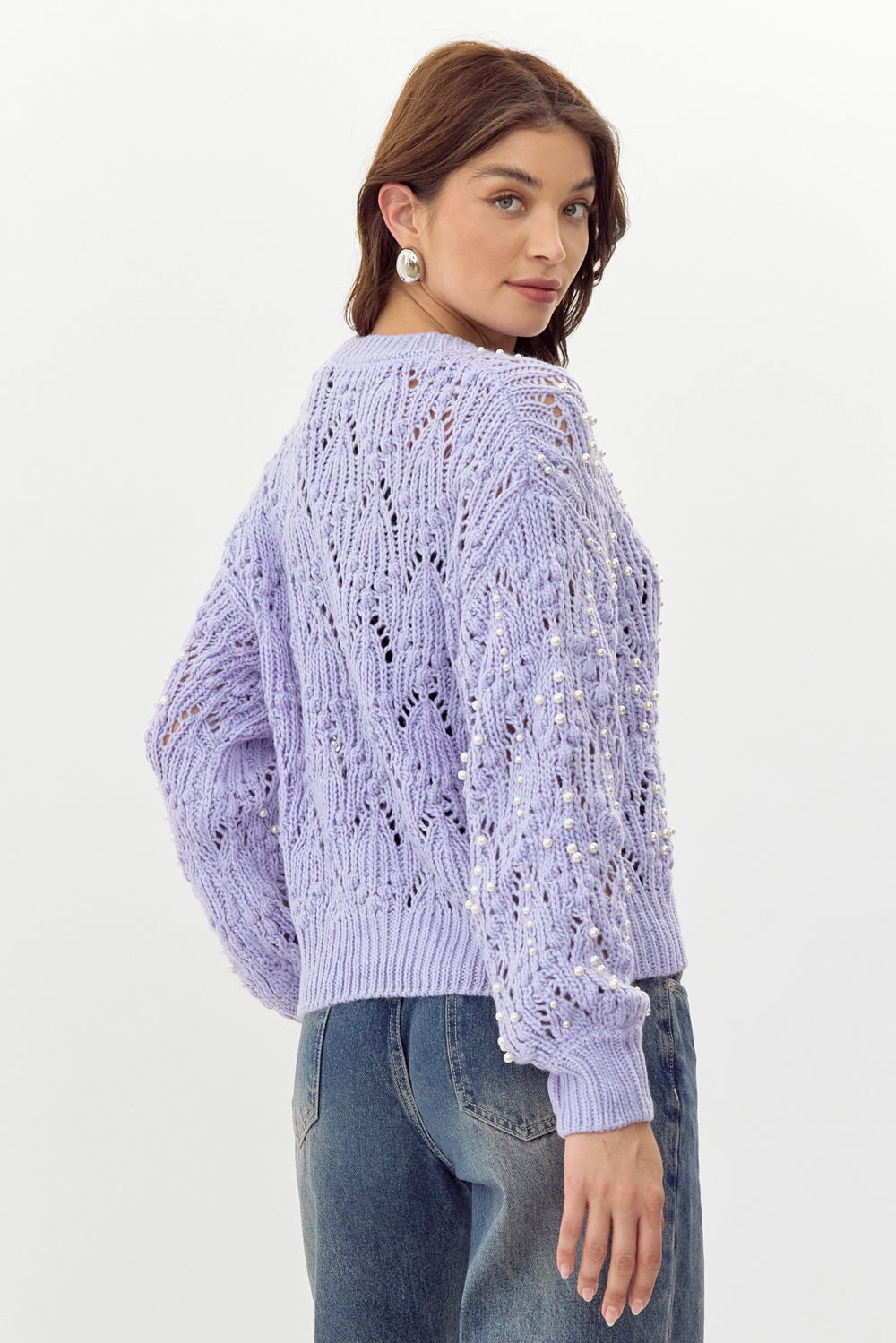 Daniella Pearl Knit Cardigan