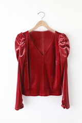 Jinny Velvet Top