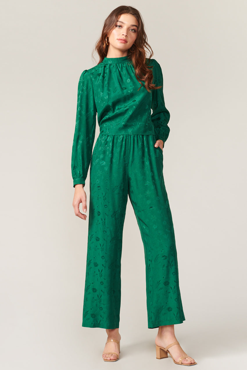 Rimal Textured Wide Leg Pant - FINAL SALE