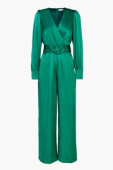 Verana Wide Cuff Belted Jumpsuit