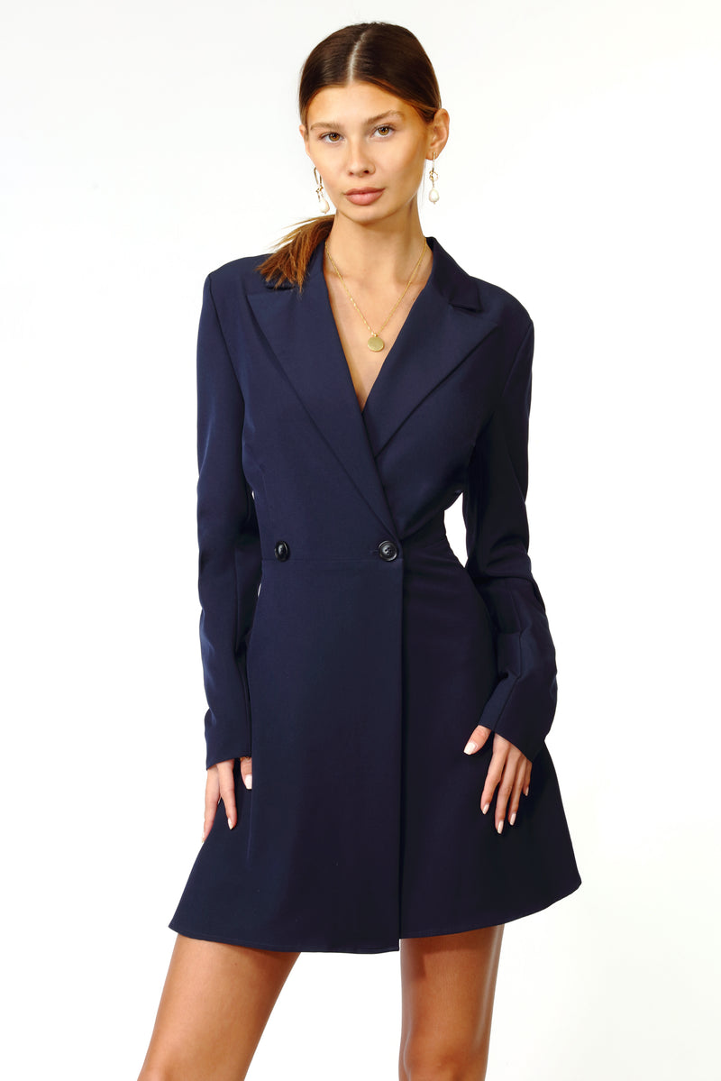 Adelyn Rae Rita Short Sleeve Blazer Dress - $105 – Hand In Pocket