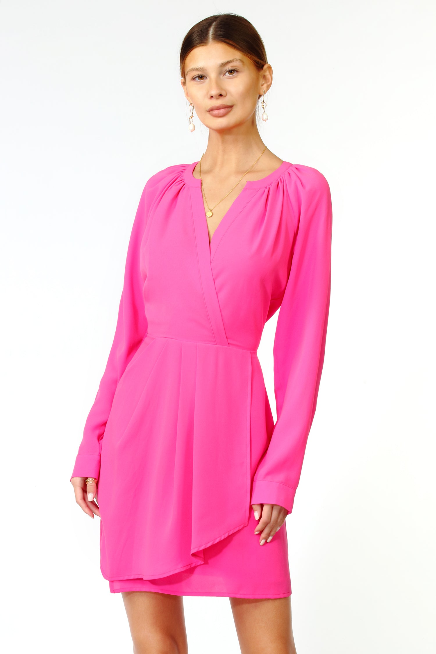 Margot Faux Wrap Dress