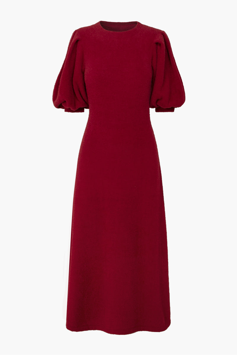 Karmen Puff Sleeve Sweater Midi Dress - FINAL SALE